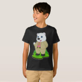 T-shirt Mariage de costume de chambre d'ours polaire (Devant entier)