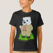 T-shirt Mariage de costume de chambre d'ours polaire (Devant)