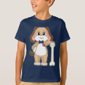 T-shirt Mariage de cravate de la chambre de chien (Devant)