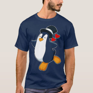 T-shirt Mariage de cylindrée de chambre de pingouin