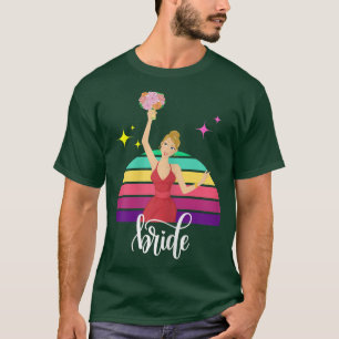 T-shirt Mariage de femmes mariées juste mariées mariage de
