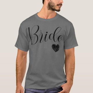 T-shirt Mariage de fête de Bachelorette de mariée blanche 
