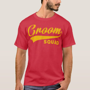 T-shirt Mariage de la partie de baccalauréat de l'équipe d