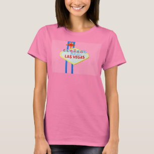 T-shirt Mariage de l'Épouse des signes de bienvenue de Las