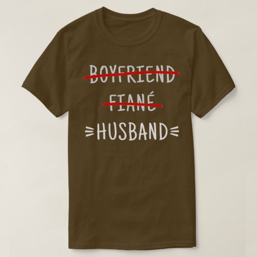 T-shirt Mariage de marionnette de fiance 2 (Design devant)