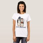 T-shirt Mariage de pingouin (Devant entier)