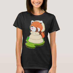 T-shirt Mariage de robe de mariée Red Panda