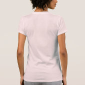 T-shirt Mariage de ruban rose - Bridesmaid (Dos)