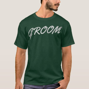 T-shirt Mariage de salle de bain de Kawaii Groomsmen Fier