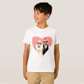 T-shirt Mariage de singe de réserve (Devant entier)