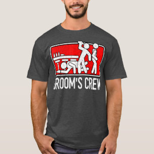 T-shirt Mariage des membres d'équipage de Groom