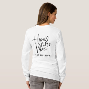 T-shirt Mariage des textes de manuscrit de vibraphone de