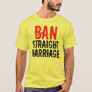 T-shirt Mariage droit d'interdiction