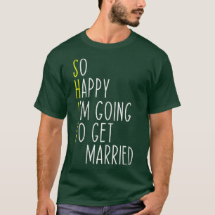 T-shirt Mariage Drôle Sarcasique Mariée Fiançailles Mar