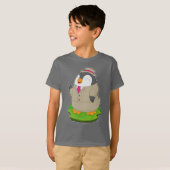 T-shirt Mariage en tenue de groom pingouin (Devant entier)