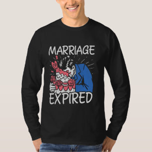 T-shirt Mariage expiré - Drôle divorce