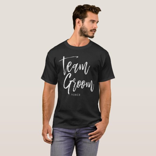 T-shirt Mariage fait sur commande de style de manuscrit du (Devant entier)