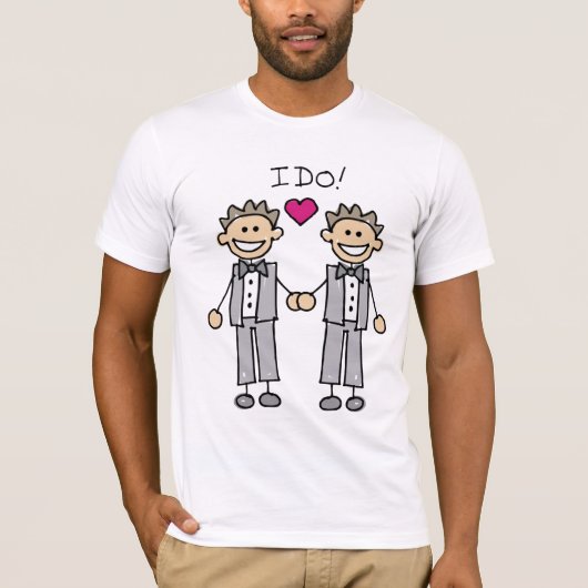 T-shirt Mariage gay (Devant)