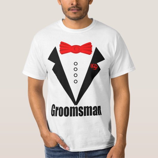 T-shirt mariage, groomsman (Devant)