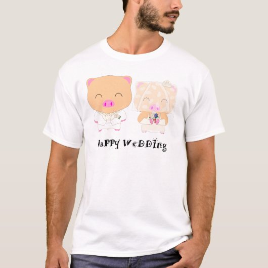 T-shirt Mariage heureux (Devant)