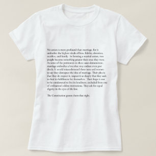 T-shirt Mariage homosexuel d'Anthony Kennedy de Juge de la