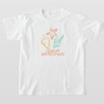 T-shirt Mariage Junior Bridesmaid Seashell Beach<br><div class="desc">Junior bridesmaid design a un motif de coquillage,  fait partie de la collection de mariage de plage et est disponible dans plus de styles.</div>