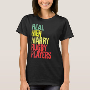 T-shirt Mariage Les vrais Hommes Marient Les Joueurs De Ru