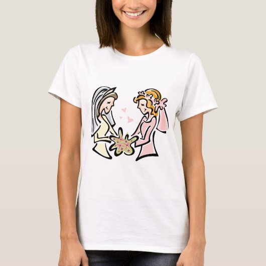 T-shirt Mariage lesbien (Devant)
