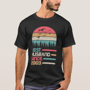 T-shirt Mariage Marié Anniversaire 19 ans meilleur mari
