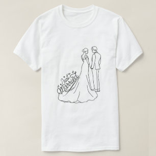 T-Shirt Mariage Minimaliste juste marié