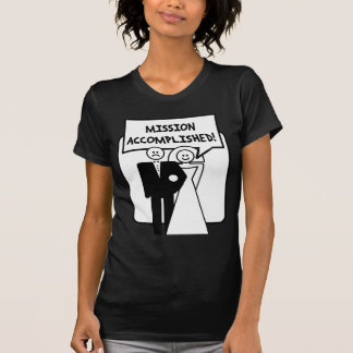 T-shirt Mariage "Mission accomplie"