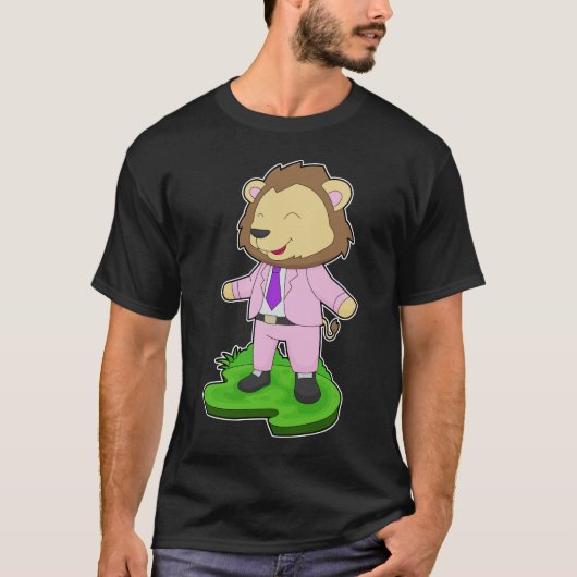 T-shirt Mariage Noeud Papillon Lion (Devant)