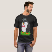 T-shirt Mariage noeud papillon pingouin (Devant entier)