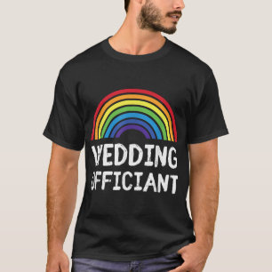 T-shirt Mariage Officier Lgbt Lesbian Gay Mariage