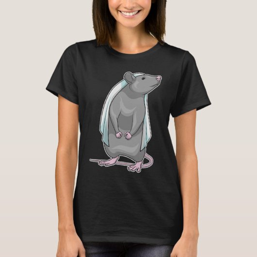 T-shirt Mariage Rat Bride (Devant)