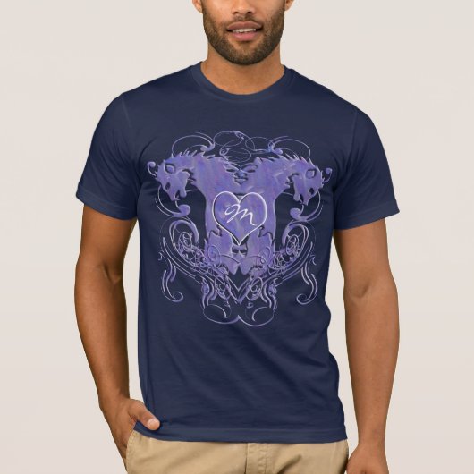 T-shirt Mariage Renaissance Lion Rampant (Devant)