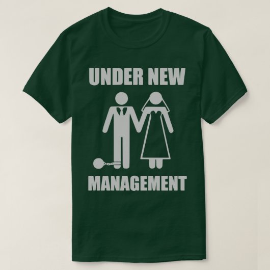 T-shirt Mariage sous nouvelle direction (Design devant)