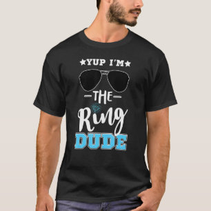 T-shirt Mariage Sunglass Ring Guy Joke Yup Je suis le Ring