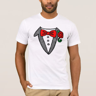T-shirt mariage Tuxedo