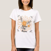 T-shirt mariage White Daisy (Devant)