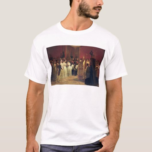 T-shirt Mariages de la reine Isabelle II (Devant)