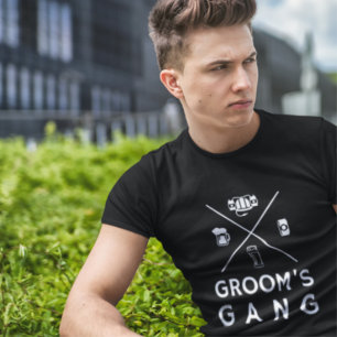 T-shirt Mariages du Gang Groomsmen Bachelor Party