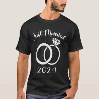 T-shirt Marié 2024 Cercles Mariages Correspondant Couple N