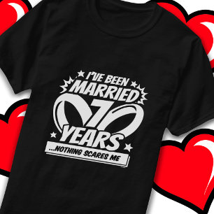 T-shirt Marié 7 ans drôle 7e anniversaire Mariage
