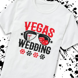 T-shirt Marié à Las Vegas - Vegas Wedding Party
