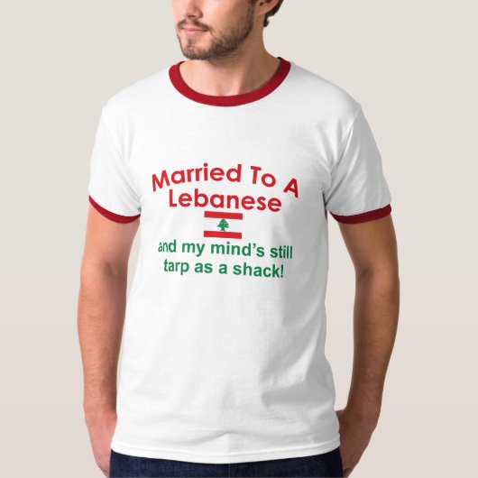 T-shirt Marié à un Libanais (Devant)