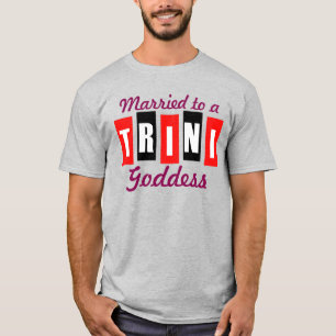 T-shirt Marié à une déesse Trini