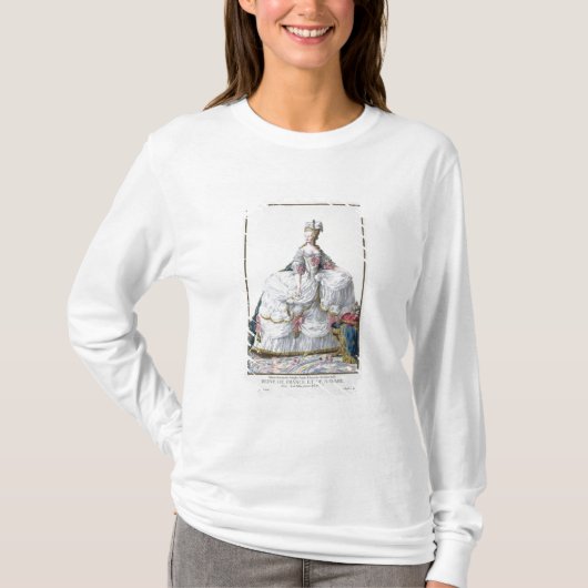 T-shirt Marie Antoinette (1752-93) de 'DES Estam de (Devant)