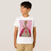 T-shirt Marie Antoinette Les Laisse Manger Du Gâteau (Devant entier)