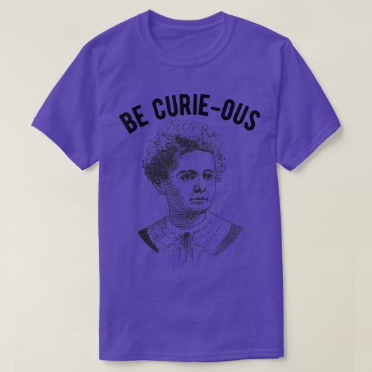 T-shirt Marie Curie Pun (Design devant)
